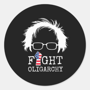 Kämpfe Oligarchie Sanders Und Aoc Freiheit Uns Ant Runder Aufkleber