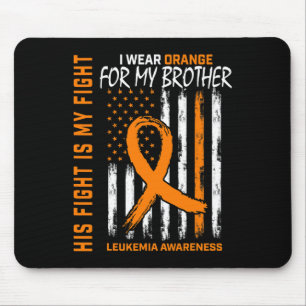 Kämpfe Orange Brother Leukämie Krebsvorwarene Mousepad