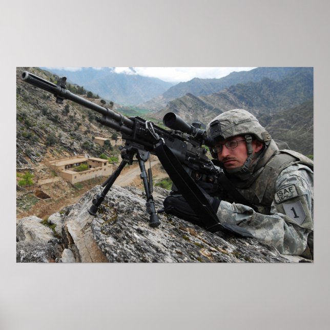 Kämpfe Patrouillen in Afghanistan Poster (Vorne)