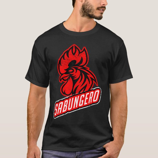Kämpfe Philippinen Sabungero T-Shirt (Vorderseite)