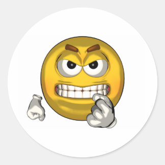 Kämpfe - Too Runder Aufkleber