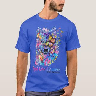 Kämpfe wie ein Geschenk des Kriegers Wolf T-Shirt