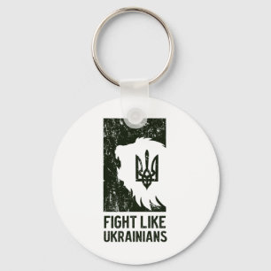 Kämpfe wie ein Ukrainer Schlüsselanhänger