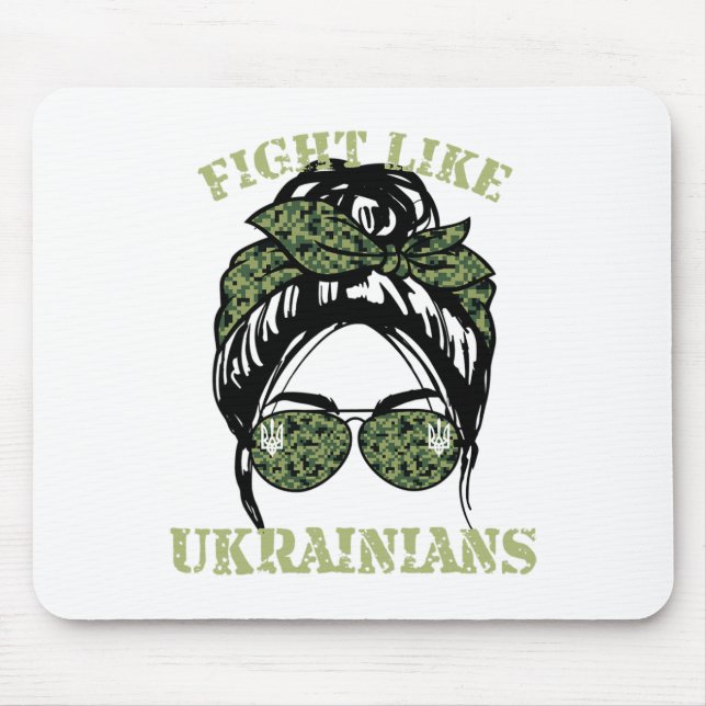Kämpfe wie Ukrainer 2  Mousepad (Vorne)
