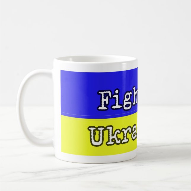 Kämpfe wie Ukrainer Kaffeetasse (Links)