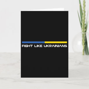 Kämpfe wie Ukrainisch Ukraine-Flagge Unterstützung Karte