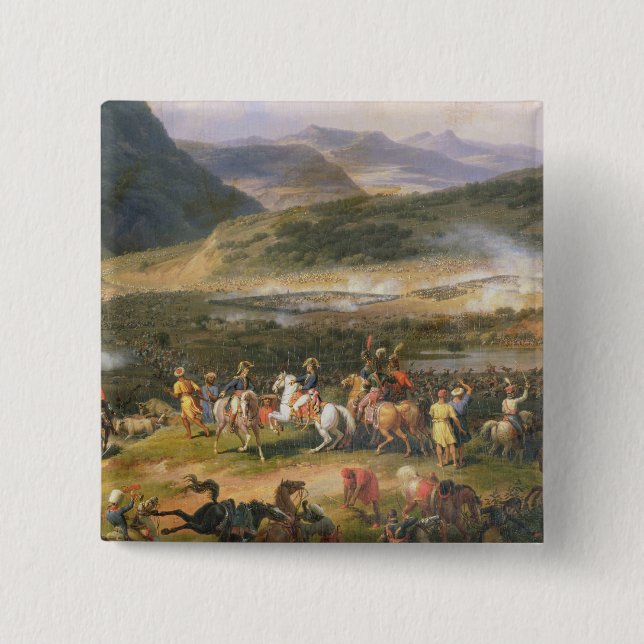 Kämpfen Sie Berg Thabor, Detail Napoleon und seins Button (Vorderseite)