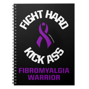 Kämpfen Sie hart... Fibro Notizblock