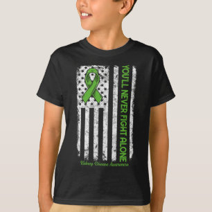 Kämpfen Sie niemals allein mit der Flagge einer gr T-Shirt