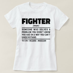 Kämpfen von Noun Definition Fighting Instructor Sp T-Shirt