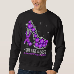 Kämpfen wie ein Boss Pulmonale Hypertonie Bewussts Sweatshirt