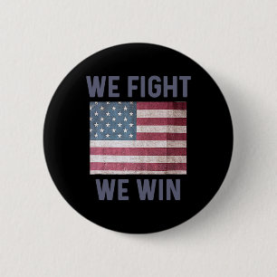 Kämpfen wir gewinnen Harris 2024 Präsidentschaftsw Button