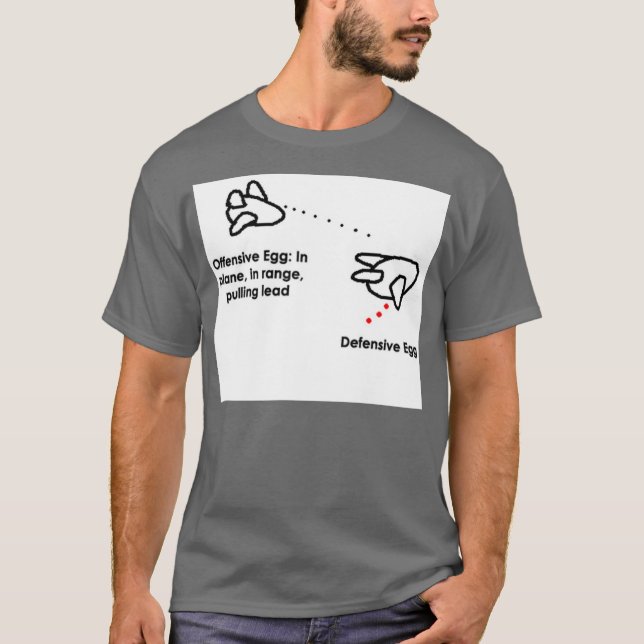 Kämpfende Eier T-Shirt (Vorderseite)