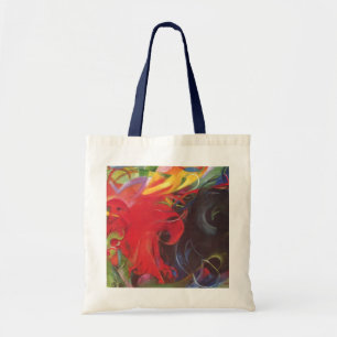 Kampfende Formen von Franz Marc, Vintage Fine Art Tragetasche