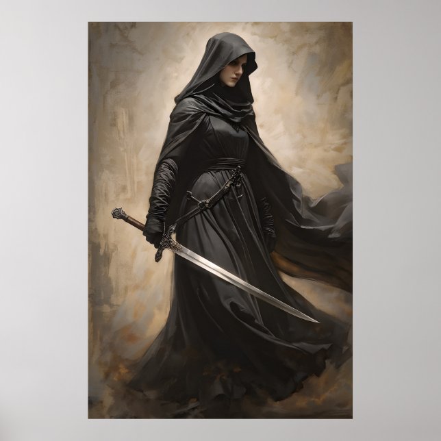 Kämpfende Nonne Poster (Vorne)