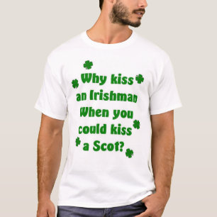 Kämpfende Schotten St. Pattys Tages T-Shirt