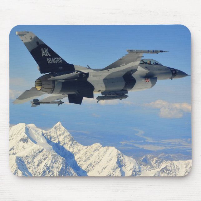 Kämpfender Falke F-16 Mousepad (Vorne)