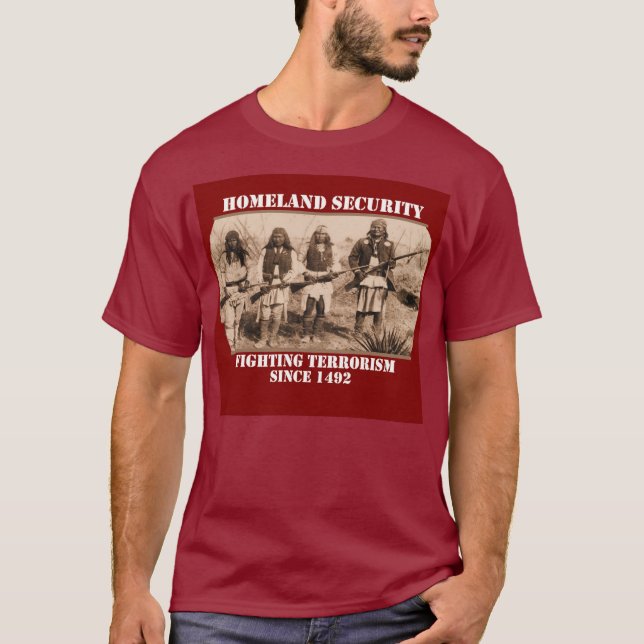 Kämpfender Terrorismus seit 1492 T-Shirt (Vorderseite)