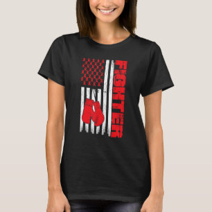 Kämpfer Boxing, USA Kick Boxing, US Boxing, US Box T-Shirt