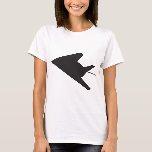 Kämpfer der Heimlichkeits-F-117 T-Shirt (Vorderseite)
