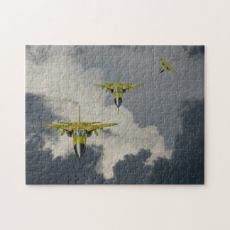 KÄMPFER F111 IN IHREM GESICHT PUZZLE