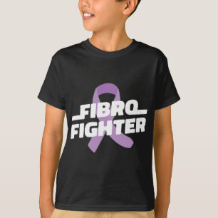 Kämpfer - Fibromyalgie - Lila Band zur Aufklärung T-Shirt