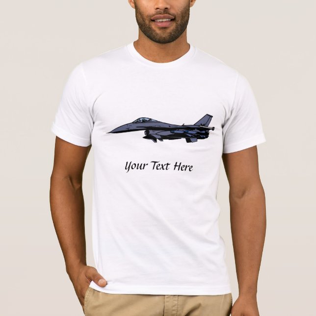 Kämpfer fliegen T-Shirt (Vorderseite)