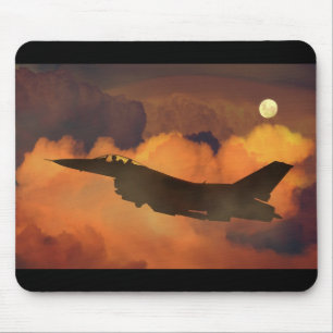Kämpfer-Flugzeug Mousepad
