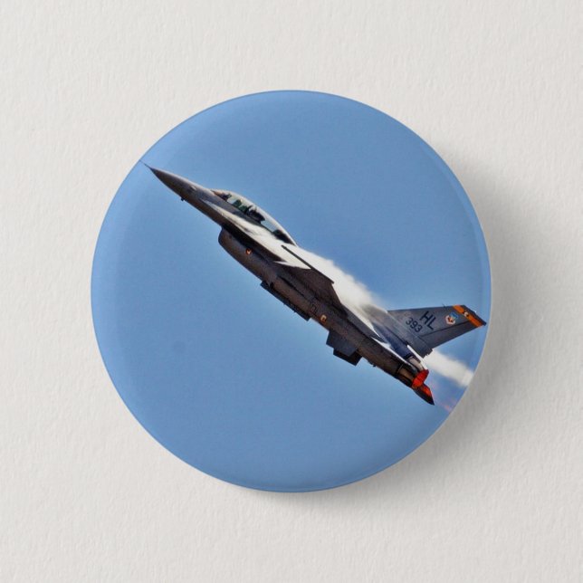 Kämpfer-Flugzeuge F 16s Jet Button (Vorderseite)