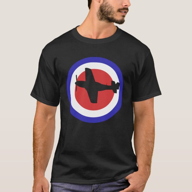 Kämpfer Jet Copilot T-Shirt (Vorderseite)