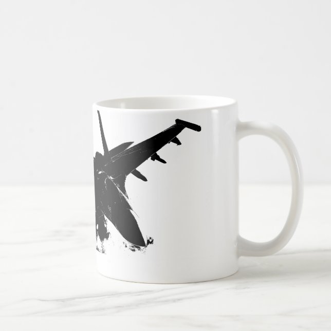 Kämpfer-Jet-TASSE! Tasse (Rechts)