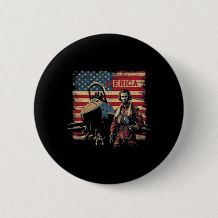 Kämpfer Jets Abraham Lincoln 4. Juli Jungs Amer Button