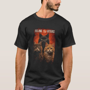 Kämpfer Katzen-Parodie-Poster, Feline Fighters Roc T-Shirt