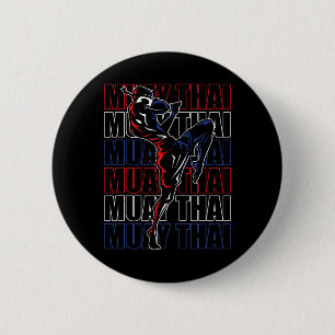 Kämpfer Muay Thai Sports Martial Arts Mixed Martia Button