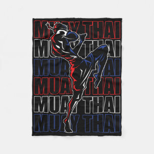 Kämpfer Muay Thai Sports Martial Arts Mixed Martia Fleecedecke
