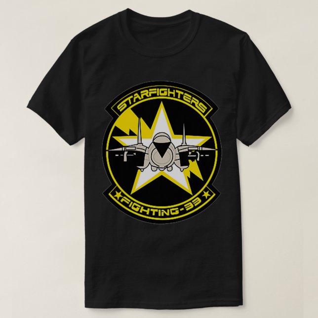 Kämpfer-Squadron 33 (VF33)  T-Shirt (Design vorne)