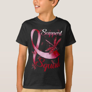 Kämpfer unterstützen Klatsch-Dragonfly-Gehirn Aneu T-Shirt