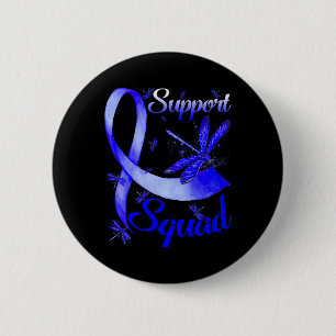 Kämpfer-Unterstützung Klatsche Dragonfly Alopezie Button