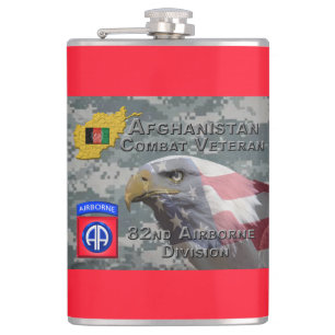 „Kämpfer Veteran aus Afghanistan“ - 82. Luftlanded Flachmann