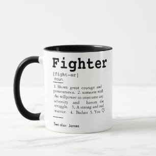 Kämpferdefinition, Geschenk des Kriegers, Tasse