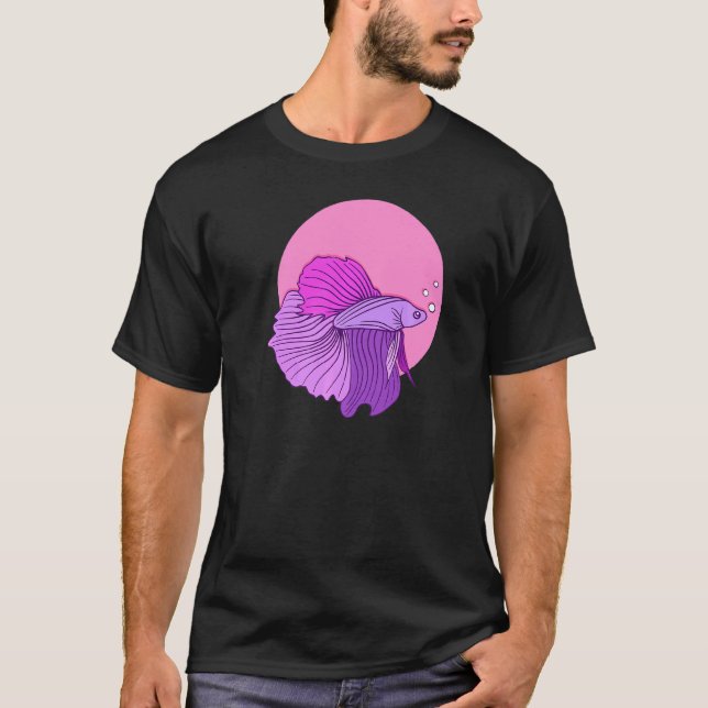 Kampffisch 123456 T-Shirt (Vorderseite)