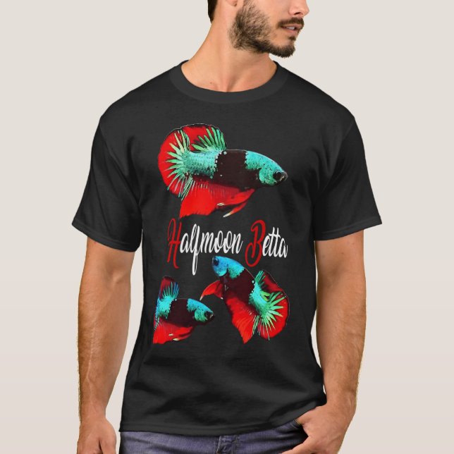 Kampffisch Collage T-Shirt (Vorderseite)
