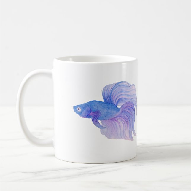 Kampffisch Kaffeetasse (Links)