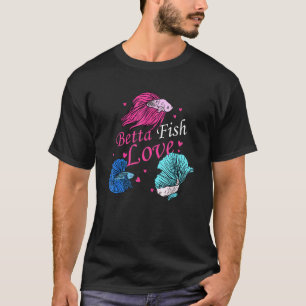 Kampffisch liebt Aquaristik Siamesischer Kampffisc T-Shirt