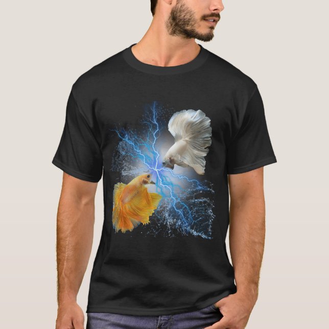 Kampffisch-Schlacht T-Shirt (Vorderseite)