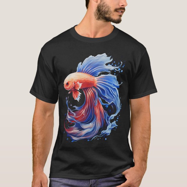 Kampffisch T-Shirt (Vorderseite)