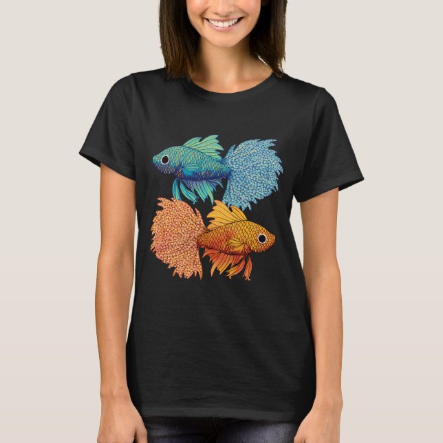 Kampffisch T-Shirt (Vorderseite)