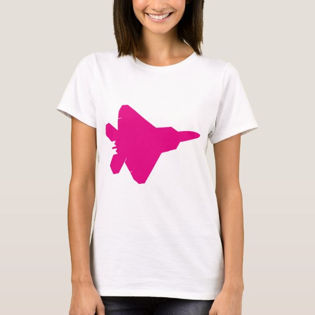 Kampfflugzeug des Raubvogel-F-22 T-Shirt (Vorderseite)