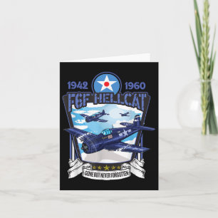 Kampfflugzeug F6f Hellcat aus dem Zweiten Weltkrie Karte