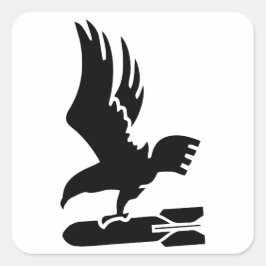 Kampfgeschwader 2 (1./KG 2) Insignien Quadratischer Aufkleber